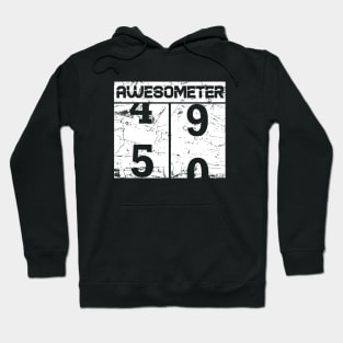 Awesometer 50th birthday Hoodie